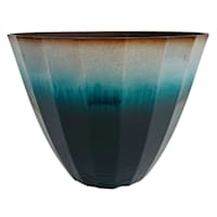 Blue Palm Outdoor Planter, Medium