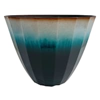 Blue Palm Outdoor Planter, Large