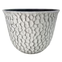 White Comb Outdoor Planter, Medium