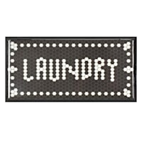 Laundry Wall Decor, 14x7
