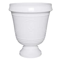 Providence White Bernalla Outdoor Urn, Large