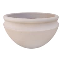 Japi Clay Antique Low Outdoor Planter, Medium