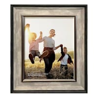 Grey & Black Wash Tabletop Picture Frame, 8x10