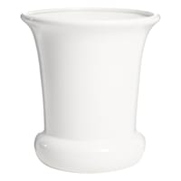 Providence Indoor June White Ceramic Planter, 11.2"
