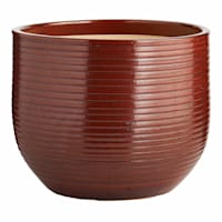 Found & Fable Red & Taupe Outdoor Planter, Large