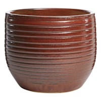 Found & Fable Red & Taupe Outdoor Planter, Small