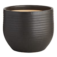 Found & Fable Black & Taupe Outdoor Planter, Medium