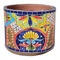 Madrid Mosaic Outdoor Planter, Large