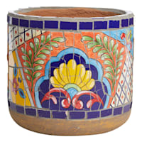 Madrid Mosaic Outdoor Planter, Small
