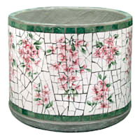 Providence Bougainvillea Mosaic Outdoor Planter, Large