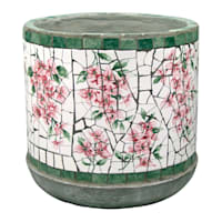 Providence Bougainvillea Mosaic Outdoor Planter, Medium
