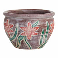 Thai Flower Outdoor Planter, Small
