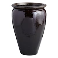 Brown Arcadia Outdoor Planter, Medium