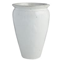 White Arcadia Outdoor Planter, Medium