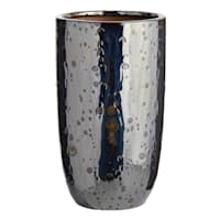 Tracey Boyd Tall Black Lava Glazed Outdoor Planter, Medium