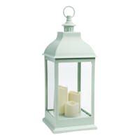 Providence Green LED Candle Lantern, 25"