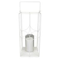 Providence Metal Outdoor LED Lantern, 17"