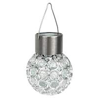 Clear Crystalline Outdoor Solar Light