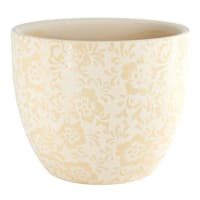 Honeybloom Indoor White Ceramic Helen Pot, 8"