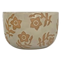 Honeybloom Indoor Clay Hellebore Flower Planter, 8"