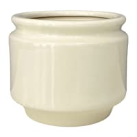 Honeybloom Indoor White Lennon Planter, 6"