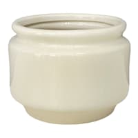 Honeybloom Indoor White Lennon Planter, 5"