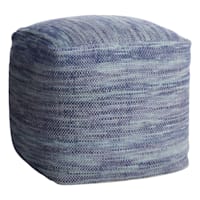 Ty Pennington Brayden Pouf, Blue