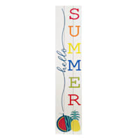 Sunny Club Summer Wood Outdoor Porch Leaner Sign, 47.25"