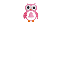 Owl with Bell Yard Pick, 21"