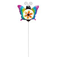 Butterfly with Windmill Yard Pick, 21"