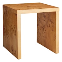 Crosby St. Ember Wooden Accent Table, Natural