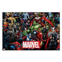 Marvel Group Canvas Wall Art, 36x24