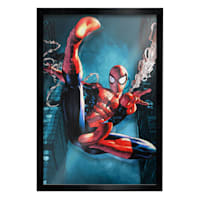 Framed Spiderman Wall Art, 13x19