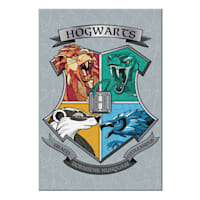 Harry Potter Hogwarts Crest Canvas Wall Art, 13x19