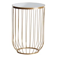 Lexi Accent Table, Gold