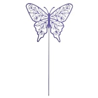 Purple Butterfly Yard Stake, 20"