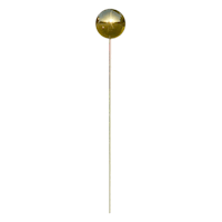 Crosby St. Gold Sphere Yard Pick, Medium