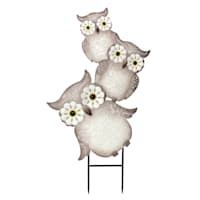 Three Owl Yard Stake, 36"