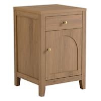 Honeybloom Blair Accent Cabinet, Rustic Natural