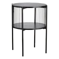 Crosby St. Xander Accent Table, Black
