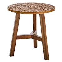 Honeybloom Sierra Accent Table, Rustic Natural