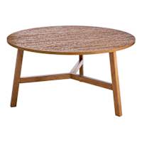 Honeybloom Sierra Coffee Table, Rustic Natural