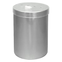 Willow Crossley Silver Unscented Pillar Candle, 3x4