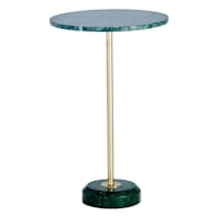 Found & Fable Olive Accent Table, Green