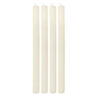 Tracey Boyd 4-Pack White Unscented Taper Candles, 10"