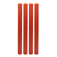 Tracey Boyd 4-Pack Terracotta Unscented Taper Candles, 10"