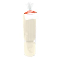Tracey Boyd White Unscented Totem Pillar Candle, 3x10