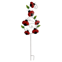 Ladybugs Yard Stake, 43"