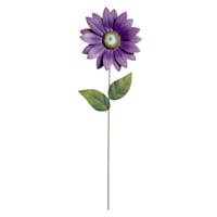 Purple Flower Yard Pick, 5"