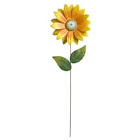 Yellow Flower Yard Pick, 5"